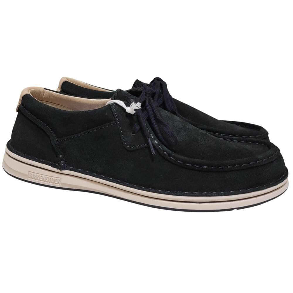 Birkenstock Men Pasadena Chukka Moccasin Loafers Size US 11 EU 44 Black Suede